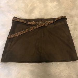 Mini leather skirt - Ema Tesse - size 1